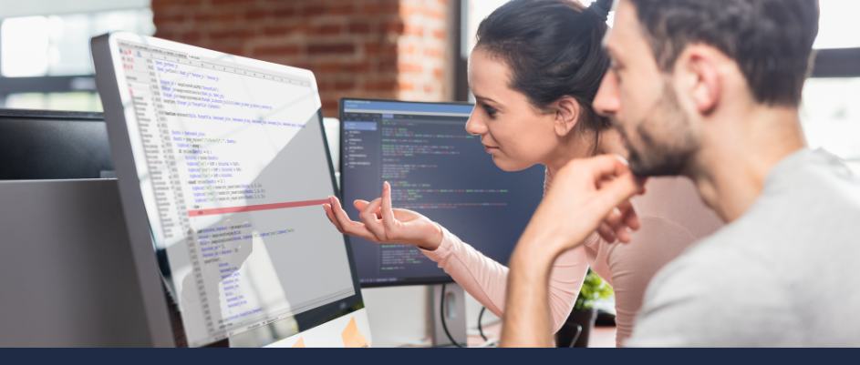 Tech working graphic